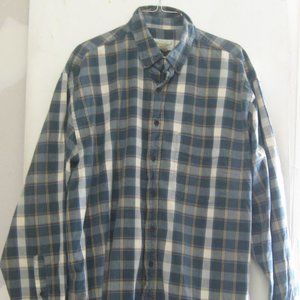 EDDIE BAUER mens long sleeve button up shi…